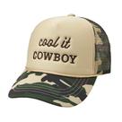 Gorra Trucker Etdewrio Cool It Cowboy con Malla Beige Gorra Trucker Etdewrio Cool It Cowboy con Malla Beige