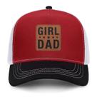 Gorra Trucker Negra con Parche de Cuero - Regalo de Papá de Parte de su Hija