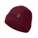 Gorro ACUSHLA de Lã Merino com Aba Vinho Unissex