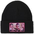 Gorro Bioworld Kpop Demon Hunters Preto com Punho Tricotado
