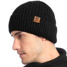 Gorro com forro Vgogfly para homens e mulheres, inverno, quente, cinza claro