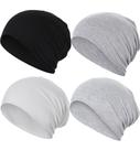 Gorro de algodão desleixado JarseHera, 4 peças, capas de dormir macias Gorro de algodão desleixado JarseHera, 4 peças, capas de dormir macias