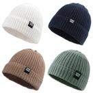Gorro de bebê JANGANNSA de malha simples de inverno 0-5Y (4 pacotes B, L)