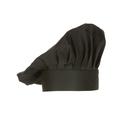 Gorro de Chef Unisex Chef Works Negro Poliéster/Algodón Talla Única