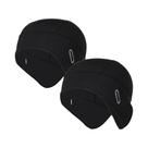 Gorro De Ciclismo Masculino De Inverno Com Forro De Fleece, Protetor De Orelhas E À Prova De Vento