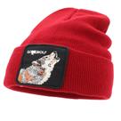 Gorro de inverno Bonewolf Anime Warm Tricot Acrílico de Fibra Acrílica