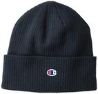 Gorro de inverno Champion Navy masculino de malha canelada tamanho único Gorro de inverno Champion Navy masculino de malha canelada tamanho único