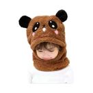 Gorro De Inverno Com Estampa De Desenho Animado Para Meninos E Meninas, Gorro De Lã Grossa Para
