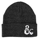 Gorro de inverno de malha acrílica Dungeons and Dragons Ampersands Flat Embroidery Gorro de inverno de malha acrílica Dungeons and Dragons Ampersands Flat Embroidery