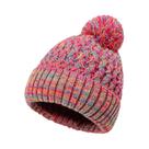 Gorro De Inverno Feminino Com Padrão De Abacaxi, Chapéu Tricotado De Camada Única Com Pom Pom