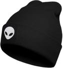 Gorro de Inverno FUNCOOLCY Alien Branco - Quente para Homens e Mulheres