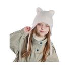 Gorro De Inverno Infantil Tricotado Com Orelhas De Gato, Quente E Confortável, Para Meninos E