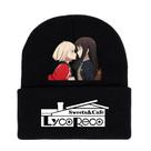 Gorro de inverno Lycoris Recoils Anime tricotado quente unissex