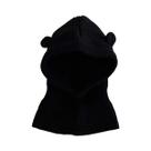 Gorro De Inverno Para Bebê Em Tricô Com Balaclava, Desenho Animado Fofo, Cachecol Integrado, Touca