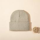 Gorro De Inverno Para Bebê Recém-Nascido Em Cor Sólida, Tricô De Pelúcia, Bonitinho Para Meninos E