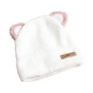 Gorro De Inverno Para Meninos, À Prova De Vento, Quente, Com Protetor De Orelhas Em Estilo Cartoon