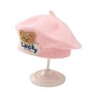 Gorro De Inverno Quente Para Meninas Bebês, Estilo Coreano, Com Flor Tricotada, Cor Sólida, Estilo Gorro De Inverno Quente Para Meninas Bebês, Estilo Coreano, Com Flor Tricotada, Cor Sólida, Estilo