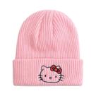 Gorro De Inverno Tricotado Feminino Com Estampa Da Hello Kitty, Cinnamoroll, Melody E Kuromi