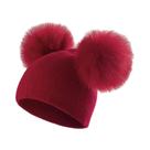 Gorro De Inverno Tricotado Para Meninas E Meninos, Chapéu De Bebê Com Pompom, Boné Para Crianças De