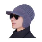 Gorro De Inverno Unissex À Prova De Vento Com Forro Térmico E Proteção Para as Orelhas Para Esqui,