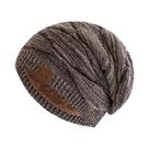 Gorro De Inverno Unissex Com Forro De Fleece Quente Para Homens E Mulheres, Boné Casual Tricotado Em Gorro De Inverno Unissex Com Forro De Fleece Quente Para Homens E Mulheres, Boné Casual Tricotado Em