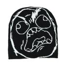 Gorro De Inverno Unissex De Tricô Com Rosto De Desenho Animado Engraçado, Macio, Quente E Elástico,