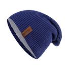 Gorro De Inverno Unissex Forrado Com Pelo, Tricotado, Quente, Boné De Esqui Sólido Para Homens E