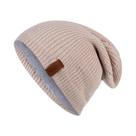Gorro De Inverno Unissex Forrado Com Pelo, Tricotado, Quente, Boné De Esqui Sólido Para Homens E Gorro De Inverno Unissex Forrado Com Pelo, Tricotado, Quente, Boné De Esqui Sólido Para Homens E