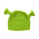 Gorro De Lã De Inverno Para Mulheres E Homens, Balaclava Engraçada De Monstro Shrek, Gorro Tricotado