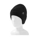 Gorro De Lã Masculino Quente De Inverno Com Proteção De Orelha Em Tricô Grosso E Design De Floco De