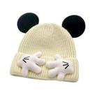Gorro De Lã Quente De Inverno Para Crianças Com Orelhas De Rato, Boné De Cartoon Fofo Para Presente