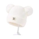 Gorro De Lã Quente De Inverno Para Crianças Com Protetor De Orelha E Pom Pom Para Bebês