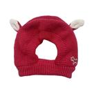 Gorro De Lã Quente Laranja Para Cães Com Proteção Auditiva Antirruído Para Animais De Porte Médio a Gorro De Lã Quente Laranja Para Cães Com Proteção Auditiva Antirruído Para Animais De Porte Médio a