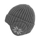 Gorro De Lã Tricotado Masculino Para Inverno Com Proteção De Orelha Em Pelúcia, Quente E Espesso,