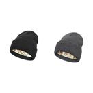 Gorro De Malha Unissex Com Forro De Cetim, Acrílico, Quente E Macio Para O Inverno, Com Punho, Para