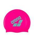Gorro de Natación ARENA Big Logo de Silicona Suave y Elástico Rosa