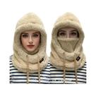 Gorro De Pelúcia Quente Para Inverno, Fecho Com Cordão Elástico, Leve Para Ciclismo, Esqui, Gorro De Pelúcia Quente Para Inverno, Fecho Com Cordão Elástico, Leve Para Ciclismo, Esqui,