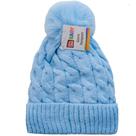 Gorro de Pompom para Bebê com Sherpa Interna 100% Poliéster Bene Casa Gorro de Pompom para Bebê com Sherpa Interna 100% Poliéster Bene Casa