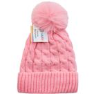 Gorro de Pompom para Bebê com Sherpa Interna 100% Poliéster Bene Casa