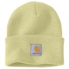 Gorro de Punto con Puño para Hombre Carhartt, Color Hierba Limón, Talla Única