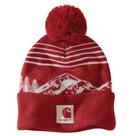 Gorro de Tricô Carhartt Pom Pom Mountain com Aba Dobrável