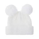 Gorro De Tricô Com Pom Pom Para Bebês Recém-Nascidos (Meninos E Meninas) 0-12M - Touca Turbante
