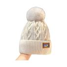 Gorro De Tricô Unissex Quente Em Cor Sólida, Capuz De Crochê Macio Para O Inverno Para Homens E Gorro De Tricô Unissex Quente Em Cor Sólida, Capuz De Crochê Macio Para O Inverno Para Homens E