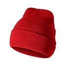 Gorro de Tricô Vermelho com Aba Scotamalone Unissex