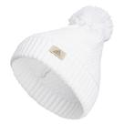 Gorro feminino adidas Pom Ballie branco/transparente cinza onix F23