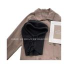 Gorro Feminino De Inverno Com Capuz De Tricô Estilo Coreano Para Exterior, Quente E Com Cordão Gorro Feminino De Inverno Com Capuz De Tricô Estilo Coreano Para Exterior, Quente E Com Cordão