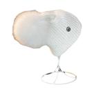 Gorro Feminino De Inverno Quente Com Pompom De Pele De Raposa, Touca De Malha Grossa Com Letra M Da