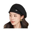 Gorro Feminino De Lã Macio E Confortável Com Bolso, Touca De Malha Acrílica Para Outono Inverno