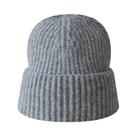 Gorro Feminino De Lã Quente Com Orelhas De Gato, Estilo Coreano, Para Outono/Inverno Gorro Feminino De Lã Quente Com Orelhas De Gato, Estilo Coreano, Para Outono/Inverno