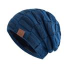 Gorro Feminino Multicolorido De Inverno Quente E Moderno Em Tricô Estilo Slouchy